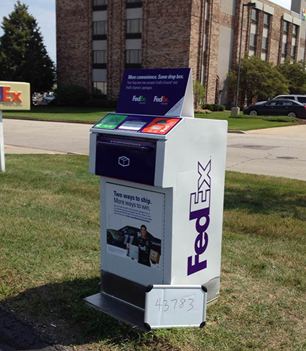 FedEx drop box vinyl VernonGraphics